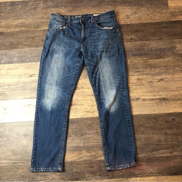 TK Axel Jeans Mens 38x32 Medium Wash - Picture 1 of 13